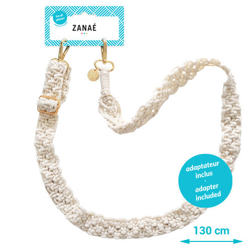 Les Chaînes d’Énergie – Bijoux & Téléphones | Collection IBIZA – Chaînes-bijoux bohèmes en coton tressé et acier doré