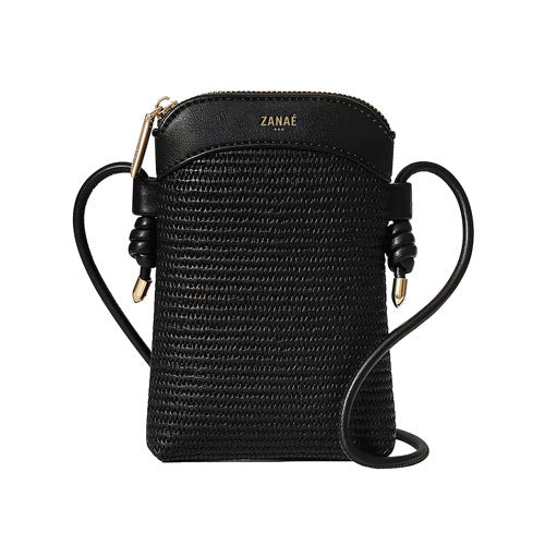 sac bandoulière élégant avec 2 compartiments, poche zippée et emplacement smartphone. Design raffiné, universel et pratique.