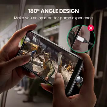 Câble Data USB vers Type-C 180° coudé 18W