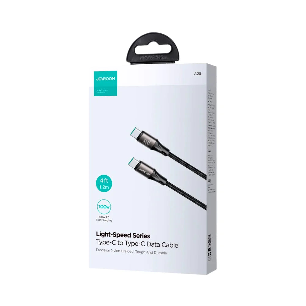 Câble Data Type-C vers Type-C JOYROOM SA25-CC5 Light-Speed Series 100W