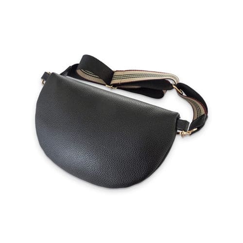 Sac Banane Femme Noir – Élégant, Chic et Pratique | Effet Cuir Grainé