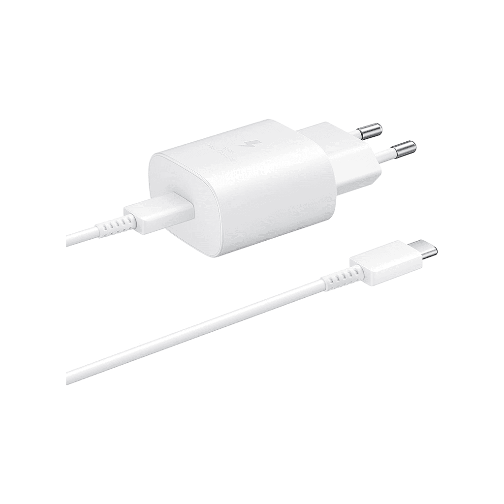 Adaptateur secteur SAMSUNG 25W USB-C Noir avec câble Charge Rapide
