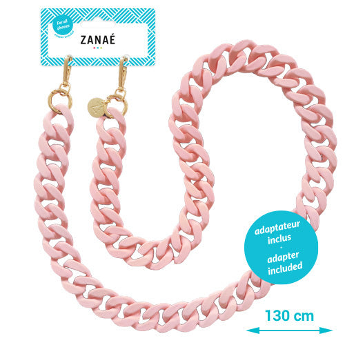 Les Chaînes d’Énergie – Bijoux & Téléphones | Collection INDIA SUMMER – Chaînes-bijoux élégantes en acrylique et acier doré