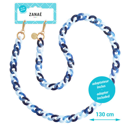 Les Chaînes d’Énergie – Bijoux & Téléphones | Collection Romances – Chaînes-bijoux élégantes en acrylique et acier doré