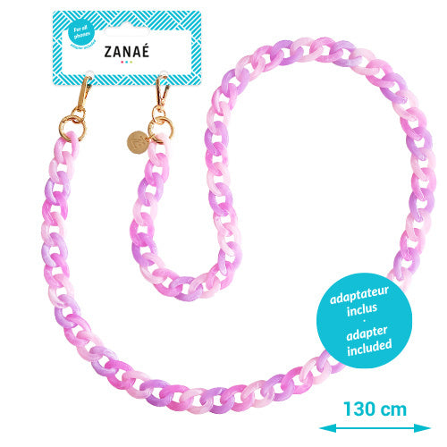 Les Chaînes d’Énergie – Bijoux & Téléphones | Collection PACIFIC PALISADES – Chaînes-bijoux élégantes en acrylique et acier doré