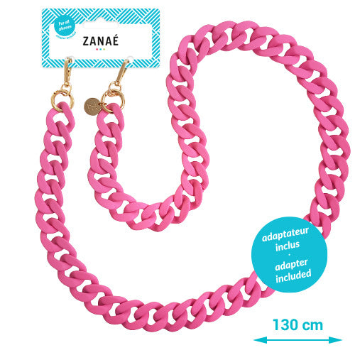 Les Chaînes d’Énergie – Bijoux & Téléphones | Collection INDIA SUMMER – Chaînes-bijoux élégantes en acrylique et acier doré