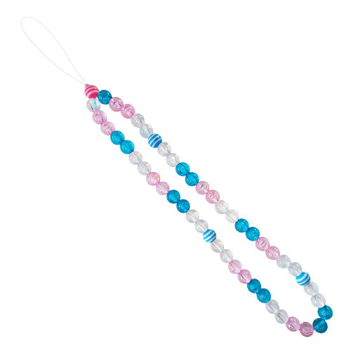 Bijoux – Collection BUBBLEGUM : accessoires colorés en perles acryliques et acier doré, disponibles en version courte.