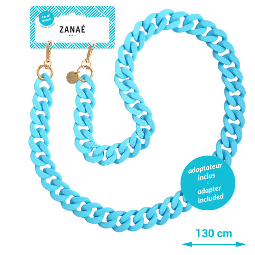 Les Chaînes d’Énergie – Bijoux & Téléphones | Collection INDIA SUMMER – Chaînes-bijoux élégantes en acrylique et acier doré