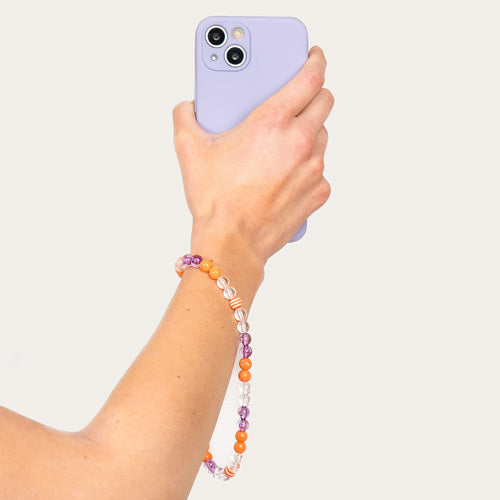 Bijoux – Collection BUBBLEGUM : accessoires colorés en perles acryliques et acier doré, disponibles en version courte.