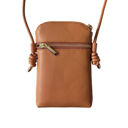 sac bandoulière élégant avec 2 compartiments, poche zippée et emplacement smartphone. Design raffiné, universel et pratique.