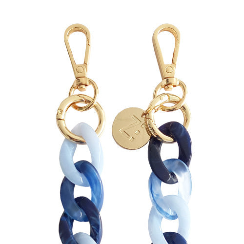 Les Chaînes d’Énergie – Bijoux & Téléphones | Collection Romances – Chaînes-bijoux élégantes en acrylique et acier doré