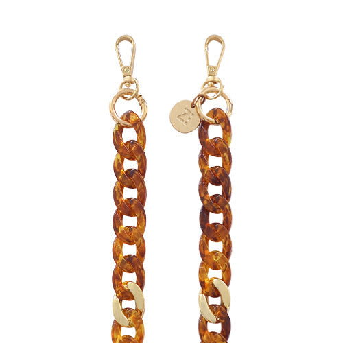 Les Chaînes d’Énergie – Bijoux & Téléphones | Collection Milky Way – Chaînes-bijoux élégantes en acrylique et acier doré