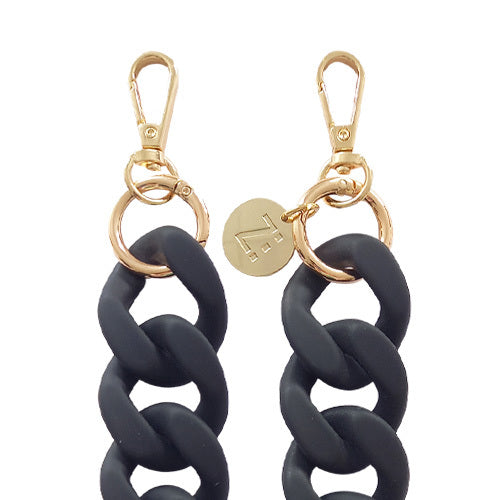 Les Chaînes d’Énergie – Bijoux & Téléphones | Collection INDIA SUMMER – Chaînes-bijoux élégantes en acrylique et acier doré 