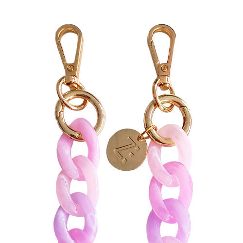 Les Chaînes d’Énergie – Bijoux & Téléphones | Collection PACIFIC PALISADES – Chaînes-bijoux élégantes en acrylique et acier doré